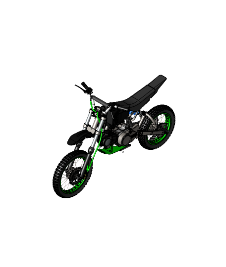 monstro bicicleta 3d modelo 3ddesigner 3D print model - Mito3D