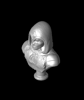 moon knight bust 2stl db17creations 3d print model - Mito3D