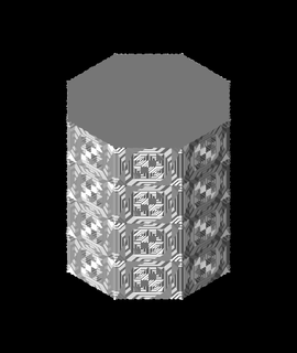 mosaic square ripple vase cbobo2uco 3d print model - Mito3D