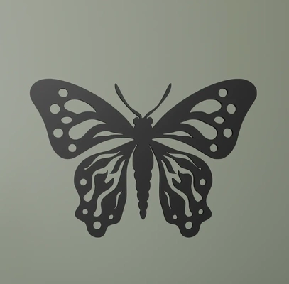 moth wall art - 3d by ri0m0 on thangs 3d print model - Mito3D