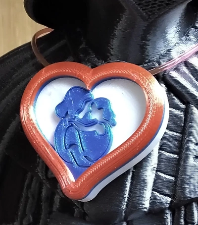 mother daughter pendant or magnet mirror - 3d by daddywazzy thecreator on thangs 3d print model - Mito3D