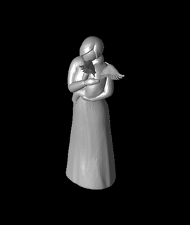 mother holding angel - cctmothers 3d model thangs 3d print model - Mito3D