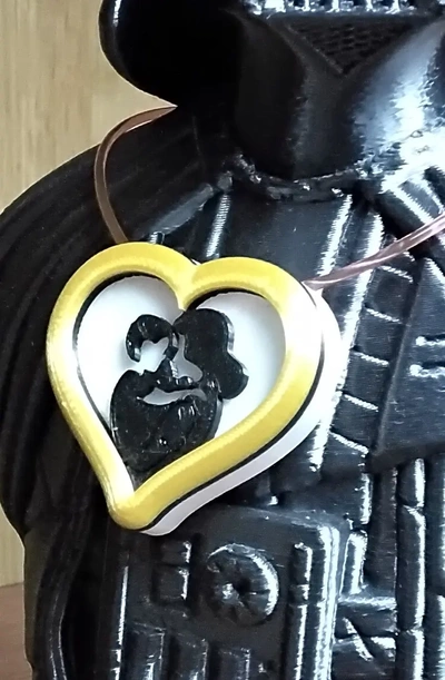 mother son pendant or magnet - 3d by daddywazzy thecreator on thangs 3d print model - Mito3D