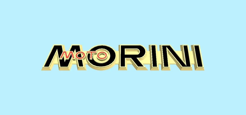 moto morini réservoir badge 3d by richard parker 3d print model - Mito3D