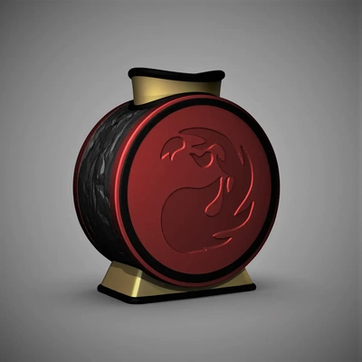 mountain mana vase magic gathering inspired - 3d by chelscct chelseycreatesthings on thangs 3d print model - Mito3D