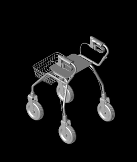 moving walker elcatbackup Health & Fitness 3d print model - Mito3D