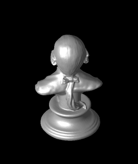 mozart escultura generado revopoint 3d modelo gracias 3d print model - Mito3D