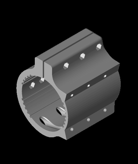 mpcnc burly - 65mm spindle bracket 3d model thangs 3d print model - Mito3D