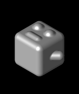 mr cube pondyr Arts & Entertainment 3d print model - Mito3D