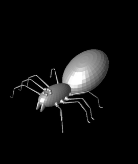 mr assustador aranha kaylee2011 animais 3d print model - Mito3D
