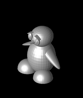 monsieur pingouin werd11 3d print model - Mito3D
