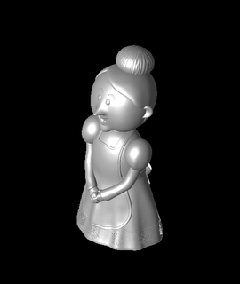 Frau claus Insel Außenseiter Spielzeuge Kunst Unterhaltung 3d print model - Mito3D