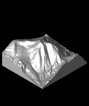 mt crankmore topographic model 3d thangs 3d print model - Mito3D