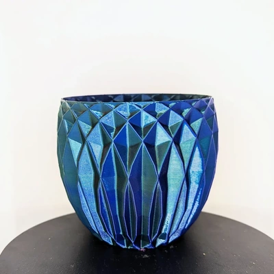 multifaceted bowl 1 large facets - 3d by arkay prints on thangs 3d print model - Mito3D