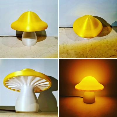 mushroom lamp - 3d by prints gifts on thangs 3d print model - Mito3D