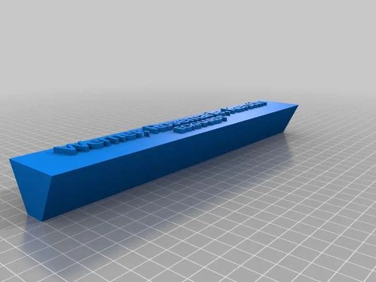 my customized nameplate - 3d by palamut0815 on thangs 3d print model - Mito3D