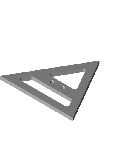 nanoleaf mini-triangles bohrschablone Hobbies & Games 3D print model - Mito3D