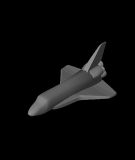 nasa space shuttle - endeavour 3d print model - Mito3D
