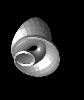 nautilus orecchio collana minimo superficie 3d print model - Mito3D
