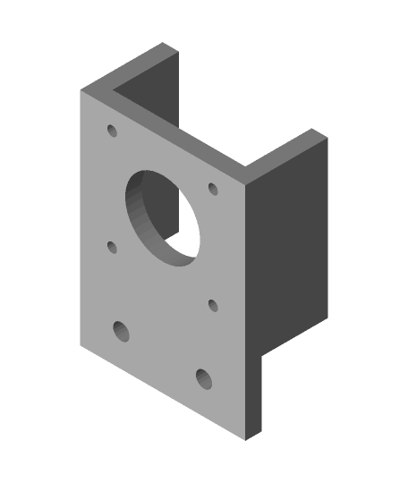 nema 17 motor mount z axis 3ddistributed 3d modelo gracias 3D print model - Mito3D