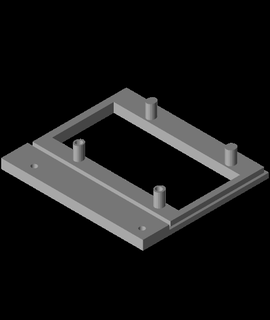 néopixel 40led bouclier boîte monter 3d modèle 3d print model - Mito3D