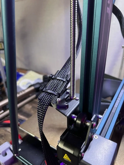 neptune 3 pro - gantry cable mount no dragging 3d by mandicreally on thangs 3d print model - Mito3D
