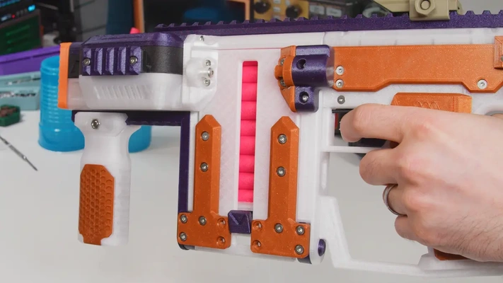 nerf gryphon stapler upgrade parts - 3d by zackfreedman on thangs blaster output device 3d print model - Mito3D