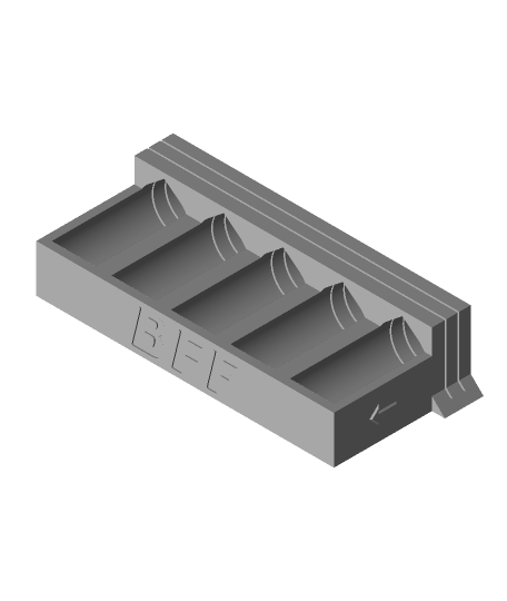 nerf mega dart cutting jig 3d model mrjelle thangs 3D print model - Mito3D