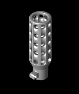 nerf rapid strike muzzle replacment 3d print model - Mito3D
