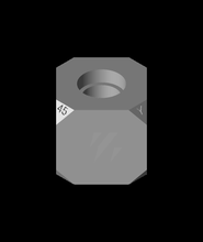 nero cubo 45stl 3d modello nero3dp grazie 3d print model - Mito3D