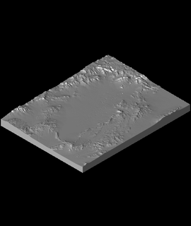 Nevada prueba sitio mas grande zona bidón 3d print model - Mito3D