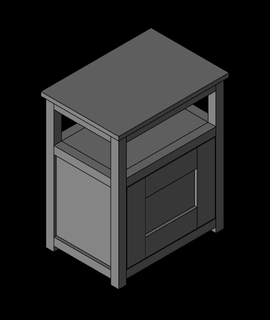 nightstand table 3d model nates144 thangs 3d print model - Mito3D
