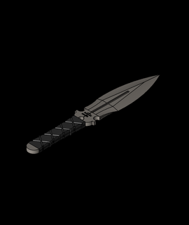 ninja épée 3 rouge gorge passe temps Jeux 3d print model - Mito3D