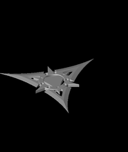 ninja triangolo 3d modello robinia grazie 3d print model - Mito3D