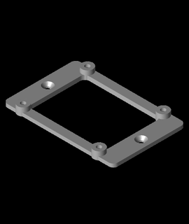 ninotnc mounting plate mumrah Devices 3d print model - Mito3D
