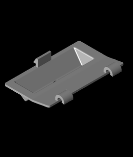 nissan leaf charge port gutter flap 3d model thangs 3d print model - Mito3D
