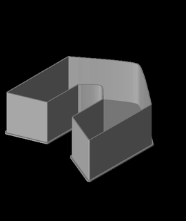 nó js logotipo nestable caixa v1 ppac 3d print model - Mito3D