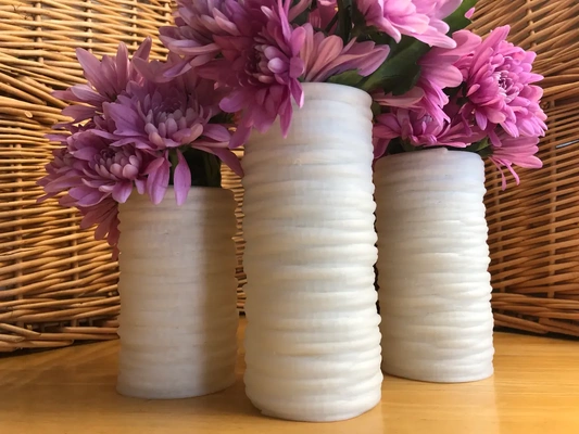 nouille vase grand 3d by davefaitdestrucs fleur récipient procédure art pâtes pneu 3d print model - Mito3D