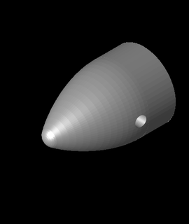 nose cone whitestl 3d print model - Mito3D