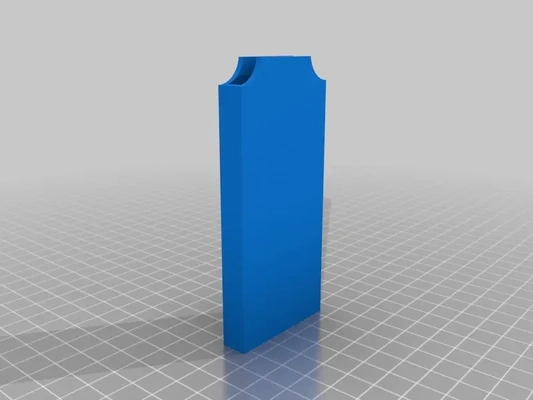 note 4 parametric cell phone battery holder - 3d by cnlson on thangs 3d print model - Mito3D