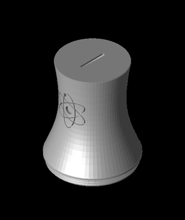 nuclear- screw v3stl 3d model danielpugz thangs 3d print model - Mito3D