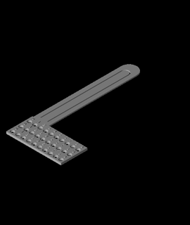 num peg board - push pin bookmark Home & Garden 3d print model - Mito3D