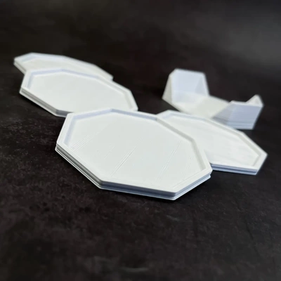 octagon coasters - 3d by y design on thangs 3d print model - Mito3D
