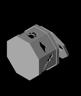 octobox espacio desafío base pri 3d print model - Mito3D
