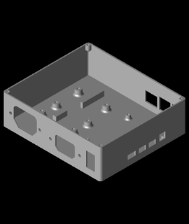 octoprint recinto rpi 3b 4b 3d print model - Mito3D
