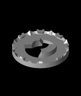 octopus beyblade 3d model tylerhill thangs 3d print model - Mito3D