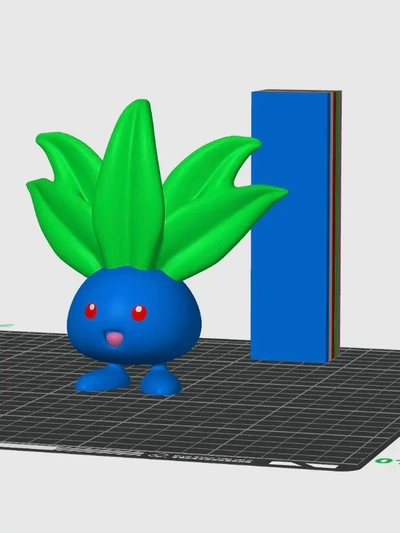 oddish 3mf - 3d by pressprint on thangs pokemon bambulab arm plant 3d print model - Mito3D