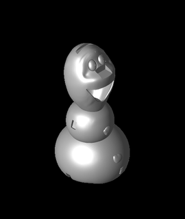 Olaf dondurulmuş fdm tobiasreckinger 3d print model - Mito3D