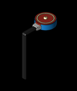magnético cargando cable 3d print model - Mito3D