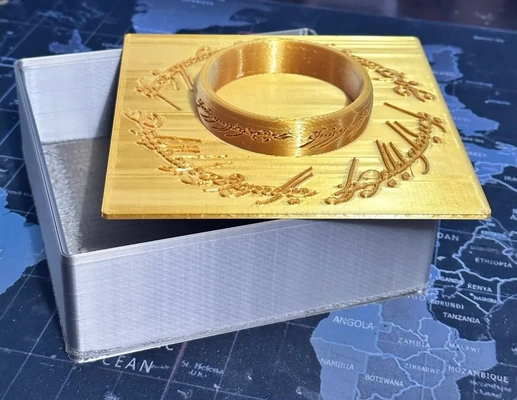 one ring to rule gift box - 3d by milvetretired on thangs 3d print model - Mito3D
